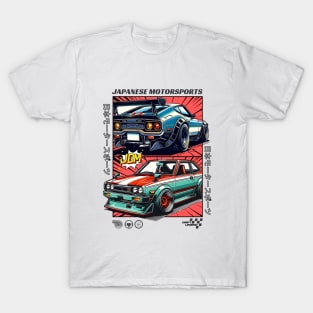 Retro Comic Book Japanese JDM Racing T-Shirt